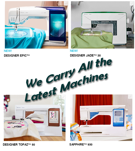 We carry all the latest machines.