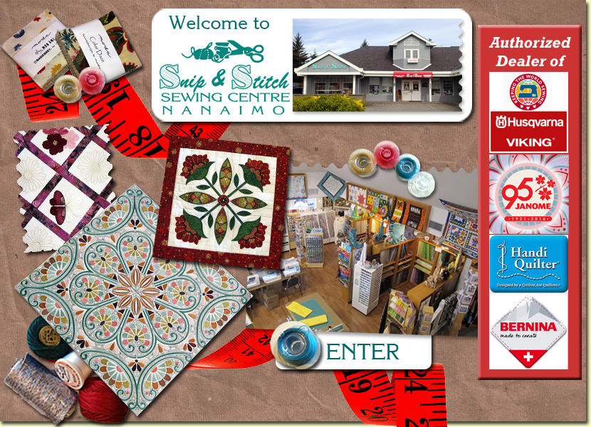 Welcome to Snip & Stitch, Click to Enter